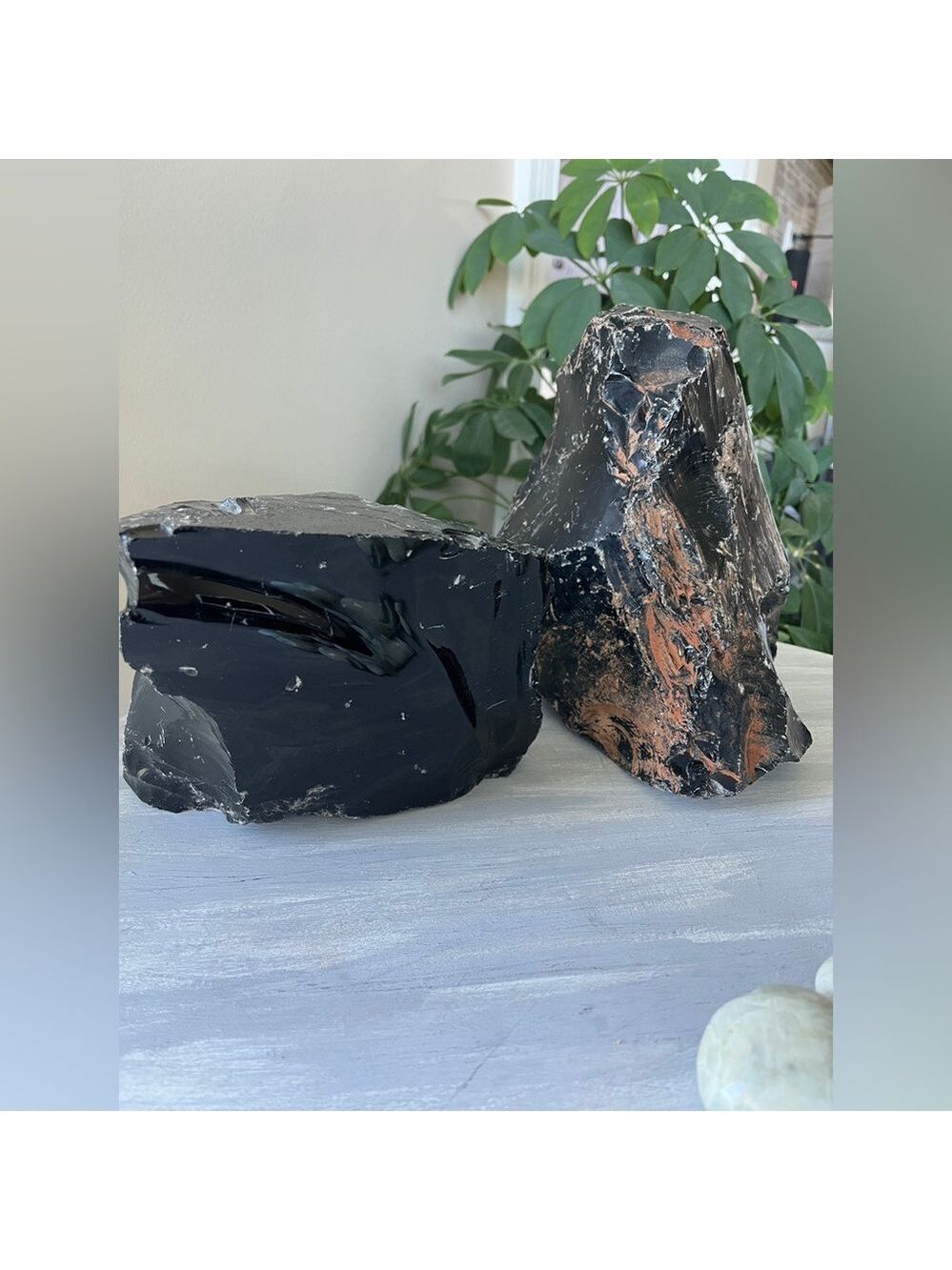 Black obsidian